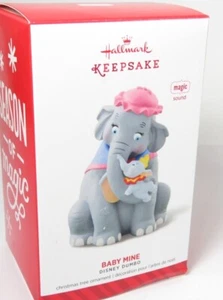 Disney Dumbo BABY MINE Magic Sound Hallmark Ornamento natalizio (2014) - Foto 1 di 2