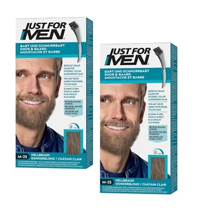 Just for Men Bart und Schnurrbart M25 Hellbraun 2er-Pack - Bild 1 von 1