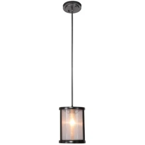 Craftmade Danbury 1 Light Pendant, Matte Black - 36791-MBK - Picture 1 of 1