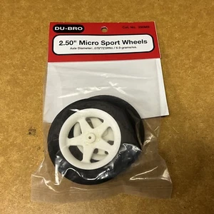 Du-Bro #250MS 2.50 Micro Sports Wheels New - Picture 1 of 1