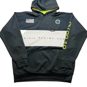 Sudadera con Capucha Deportiva Darc del Régimen Civil Para Hombres M Negra Rebelde Juvenil Ropa de Calle Sudadera - Imagen 1 de 10