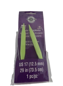 Loops & Threads  Aluminum Circular Knitting Needles  US 17(12.5mm) 29 in(73.5cm) - Picture 1 of 2