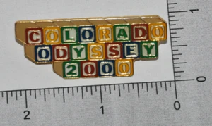 Colorado Odyssey of the Mind 2000 Pin - Color Toy Square Blocks - Picture 1 of 3