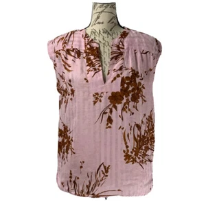 Joie Sleeveless Blouse NWT Pink Linen Top MSRP $198 Size XS - Picture 1 of 9