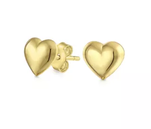 14 Karat Gold Mini Herz Ohrstecker Baby, Kinder. Q62 - Bild 1 von 1