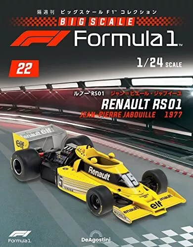 DeAGOSTINI 1/24 Gran Escala Colección F1 #22 Renault RS01 Jean-Pierre J 1977 Envío gratuito Foto 1 de 4