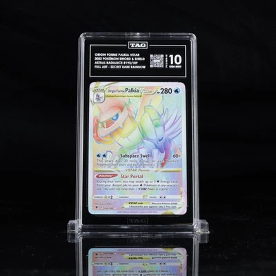 TAG 10 Origin Forme Palkia VSTAR (Secret) 192/189 Swsh10: Astral Radiance Holo - Image 1 of 2