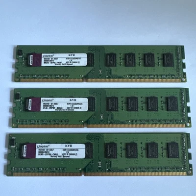 3 x Kingston KVR1333D3N9/2G (2 GB, PC3-10600 (DDR3-1333), DDR3 SDRAM, 1333 MHz - Image 1 of 2