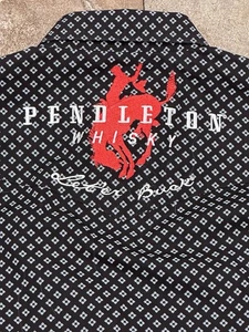 Wrangler Hemd Herren XL schwarz Pendleton Whisky Rodeo bestickt - Bild 1 von 6