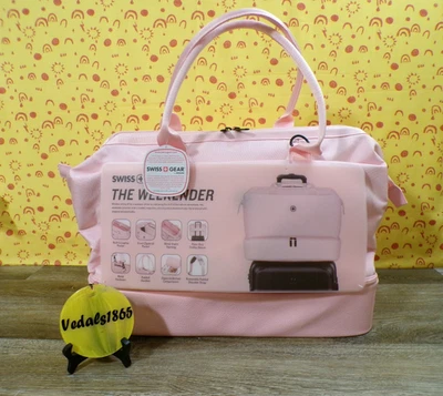 SWISSGEAR Weekender NWT Travel Tote Bag PINK 10"WX18"LX13"H - Image 1 of 4