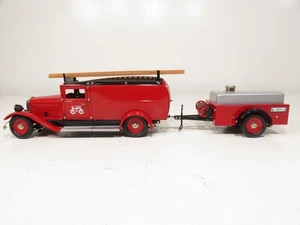 Märklin 19035 Metall Feuerwehrauto mit Anhänger Metall Modell Spielzeug LN 12267  - Bild 1 von 9