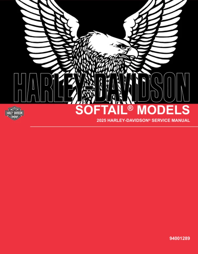 Manual de servicio Harley-Davidson Softail Models 2025 Foto 1 de 4