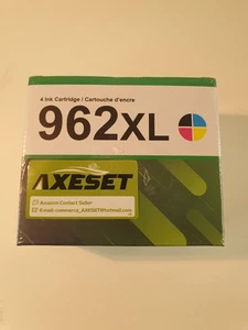 4PK 962XL 962 Ink Cartridges Replacment for HP OfficeJet Pro 9010 9015 9018 9020 - Picture 1 of 5