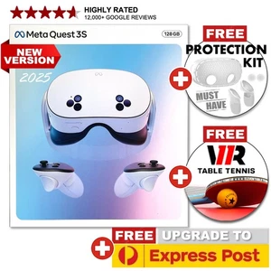 Meta Quest 3S 128GB 🔥FREE Silicone Protection Kit + FREE Game + EXPRESS POST🔥 - Picture 1 of 20
