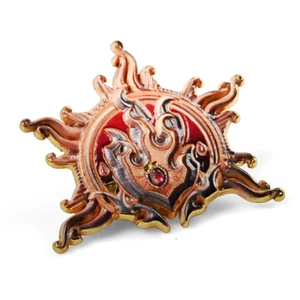 Odznaka klasy czarownika | 10cm | Metal | Przypinka | Baldur's Gate 3 - Zdjęcie 1 z 3