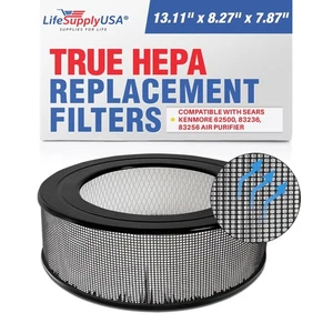True HEPA Filter with Sears Kenmore 62500, 83236, 83256 Purifier - Picture 1 of 5