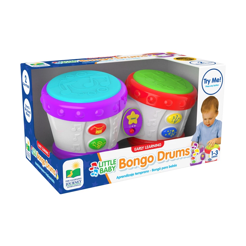 The Learning Journey 196700 Little Baby Bongo Drums