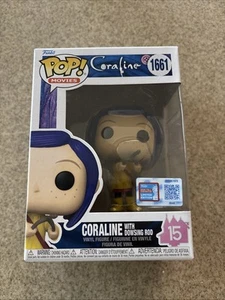Funko Pop! Movies Coraline With Dowsing Rod #1661 2024 Fall Convention Exclusive - Picture 1 of 3