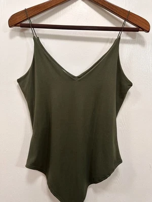 Body sin cordones Gaze Cami para mujer verde oliva liso talla M *mancha Foto 1 de 4