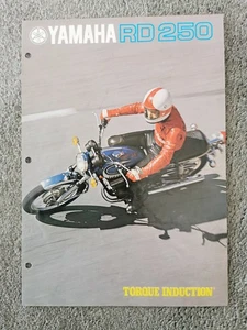 Yamaha RD250 Genuine Motorcycle Sales Brochure - Picture 1 of 3