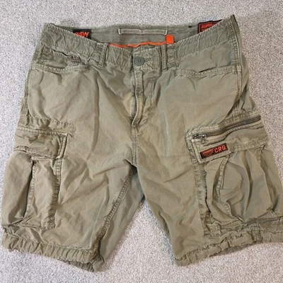 Superdry Pantalones Cortos Hombre 34 Cargo Lite Utility Militar Informal Defecto Foto 1 de 4