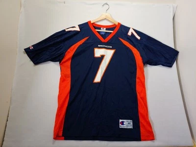 Camiseta De Colección Campeón Denver Broncos John Elway #7 Años 90 NFL Talla 48 XL Azul  Foto 1 de 4