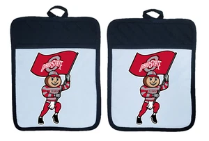 Ohio State Buckeyes Brutus Topflappen Ofenhandschuhe Warm Pad Leinen Handtuch DZ146DPH - Bild 1 von 14