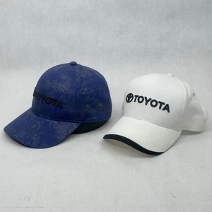 Toyota Mütze Kappe 2er Set Wasserzeichen hochwertig gesticktes Logo blau schwarz weiß - Bild 1 von 10