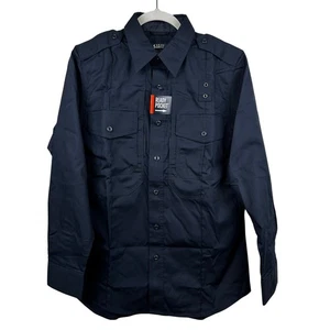 NEW 5.11 Tactical PDU Class B Long Sleeve Shirt Midnight Navy Men's Small - Picture 1 of 13