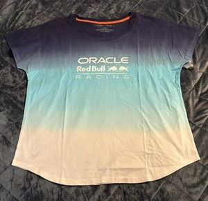 Hard Rock Oracle Red Bull Racing Ladies Ombre T Shirt Size XXL Womens F1 - Picture 1 of 7