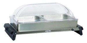 BroilKing NBS-2RT Professional Double Buffet Server with Rolltop Lids - Picture 1 of 1