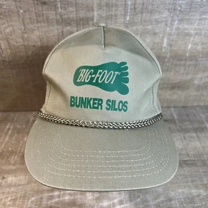 Big-Foot Bunker Silos Logo Ajustable Granjero Papá Gorra Camionero Sombrero Cuerda AG - Imagen 1 de 10