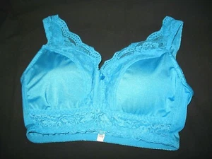 Sujetador Retro de Encaje Rhonda Shear Aqua Azul Pin Up Nuevas Almohadillas Extraíbles - Imagen 1 de 7