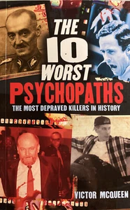 10 Worst Psychopaths by Victor Mcqueen (English) Paperback Book HTF - Picture 1 of 2