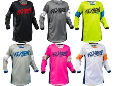 Camiseta deportiva de motocross Fly Racing juvenil Kinetic Khaos MX/ATV/BMX para niños 23 Foto 1 de 3
