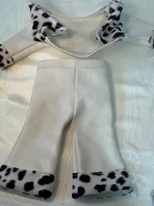 Muñeca Battat TRAJE, SE ADAPTA A CHICA AMERICANA TALLA CINTURA 10" 9 1/2" PANTALÓN LARGO PIERNA BLANCO - Imagen 1 de 4