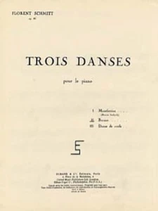 Florent Schmitt trois danses pour le piano Bocane (Ed. Durand) - Imagen 1 de 1