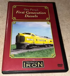 Otto Perry’s First Generation Diesels DVD Rare OOP Machines Of Iron Trains - Imagen 1 de 3