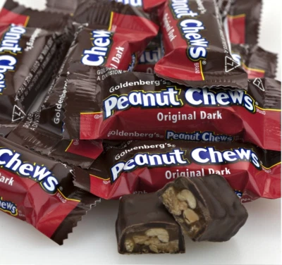 Goldenberg's Peanut Chews Original Dark Chocolate (Choose From: 2 Or 4 Lbs) - Image 1 of 4