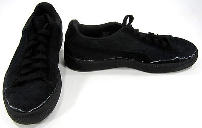 Puma Shoes Suede Classic + Colored Black Sneakers Womens 9 - Image 1 of 4