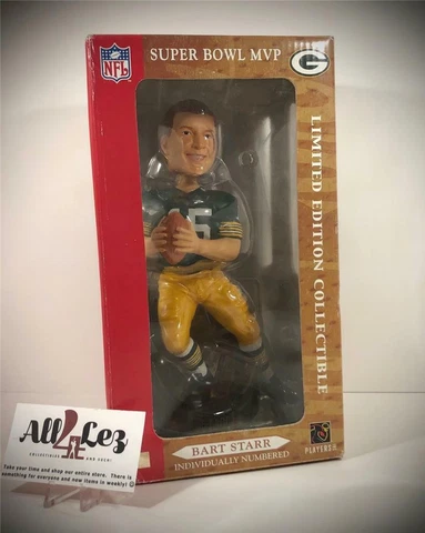 GREEN BAY PACKERS BART STARR "SB 1 MVP" BOBBLEHEAD FOCO #15/5K *WOW* ~ NIB Cover