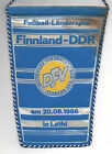 Original Wimpel    20.08.1986    FINNLAND - DDR  //  DFV Edition  !!  RARITÄT