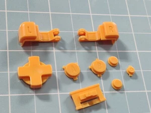 Game Boy Advance SP Full Button Replacement Set D-Pad and Keys in Various Color - Picture 1 of 9