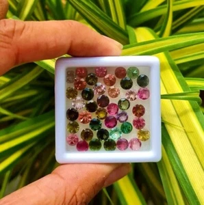 4 mm Natural Certified Mix Color Sapphire Round 25 Pcs Certified Loose Gemstone - Picture 1 of 3