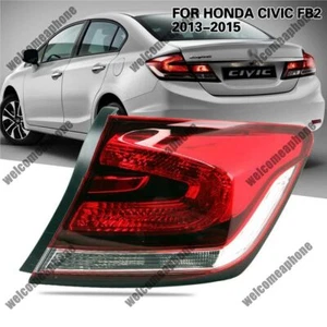 Tail Light Assembly For HONDA CIVIC FB2 13-15 Rear Lights Replace Shell w/o Bulb - Picture 1 of 10