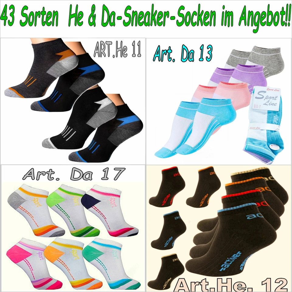 Herren Damen Sneakersocken Kurz Tennis Sneaker Quarter Socken Sport Füßlinge X
