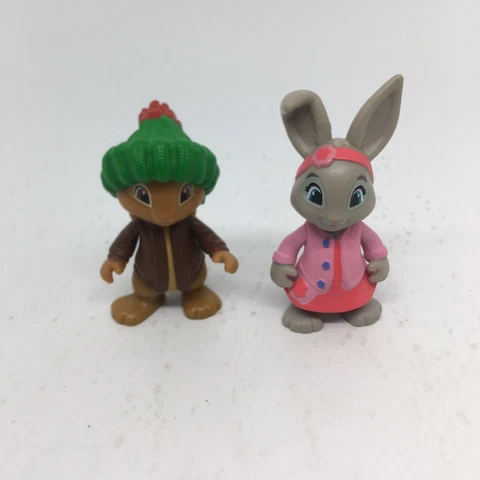 Lily & Benjamin Bunny Toy Figures from Nickelodeon Peter Rabbit & Friends 3" Tal Cover