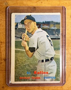1957 Topps Al Kaline Detroit Tigers #125 ⭐️💥🎯 VG A - Picture 1 of 2