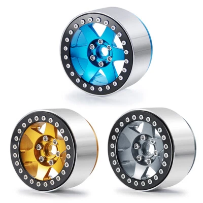 2.2'' Beadlock Wheels Felgen 35mm für 1/10 RC SCX10 Wraith 90048 TRX-4 - Bild 1 von 4