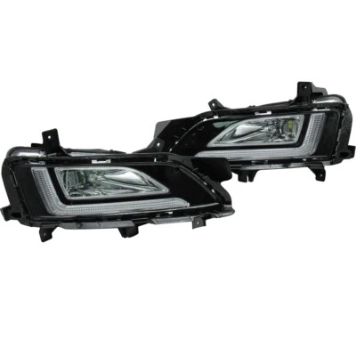 Pair Daytime Running Fog Light DRL With Bracket  For Hyundai Tucson 2019 2021 Foto 1 de 4